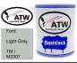 Preview: Ford, Light Gray, TM / M2007: 1L Lackdose, von ATW Autoteile West.